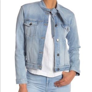 New Frame Denim Le Tie Neck Jacket